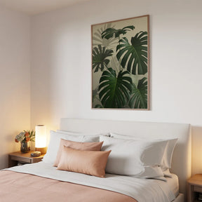 Malen nach Zahlen - Monstera-Blatt
