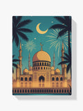 Malen nach Zahlen - Moschee-Feuerwerk