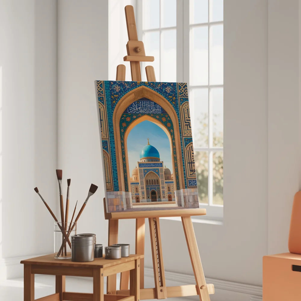 Malen nach Zahlen - Moschee-Schönheit