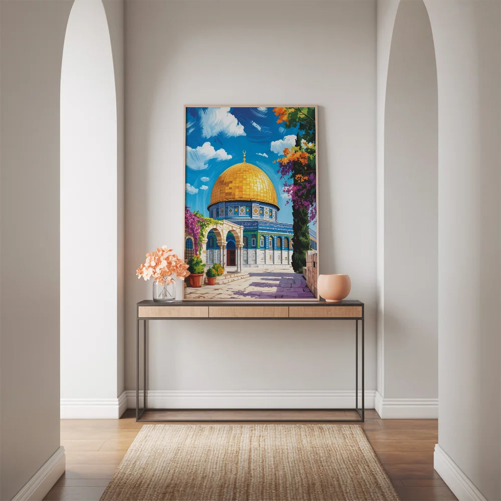 Malen nach Zahlen - Moschee & Blüten