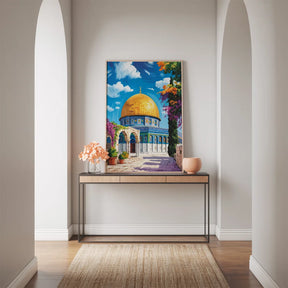 Malen nach Zahlen - Moschee & Blüten