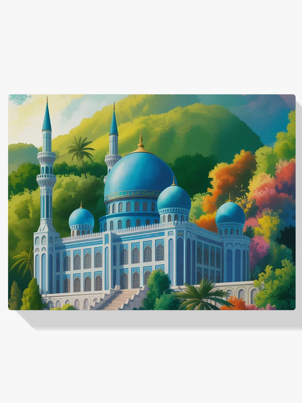 Malen nach Zahlen - Moschee im Paradies