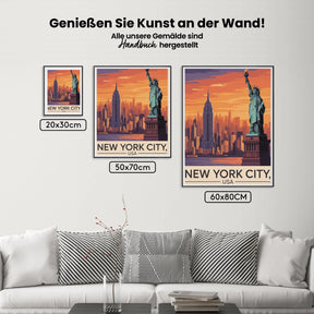 Malen nach Zahlen - New York City, USA