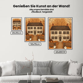 Malen nach Zahlen - Niedlicher Vintage-Herbstgeist
