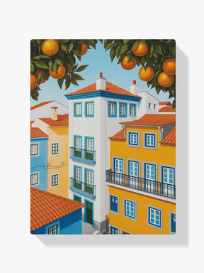 Malen nach Zahlen - Orangen-Dorf