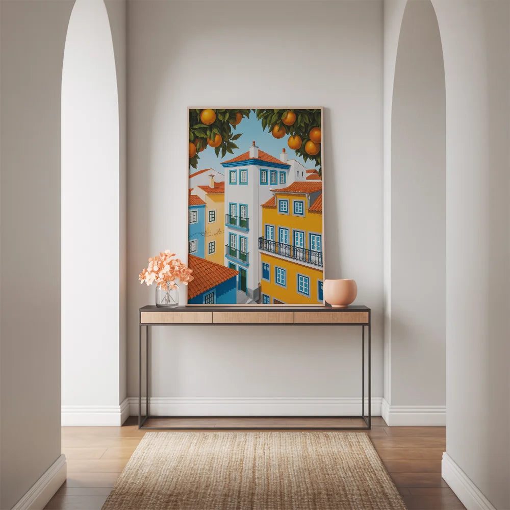 Malen nach Zahlen - Orangen-Dorf