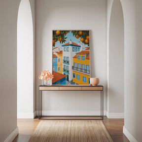 Malen nach Zahlen - Orangen-Dorf