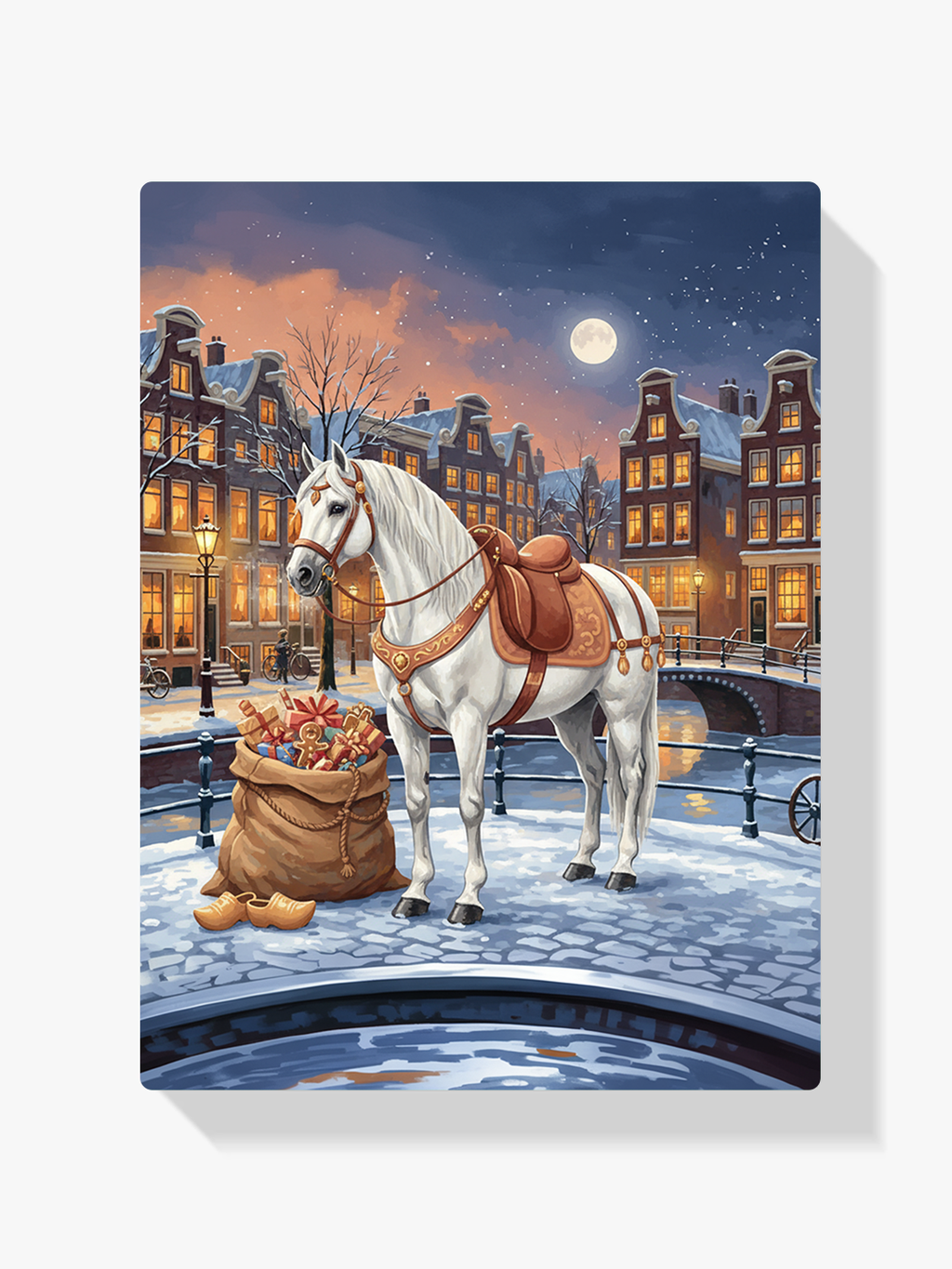 Malen nach Zahlen - Pferd des Heiligen Nikolaus