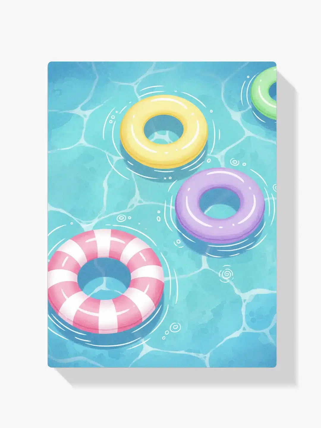 Malen nach Zahlen - Pool-Schwimmring