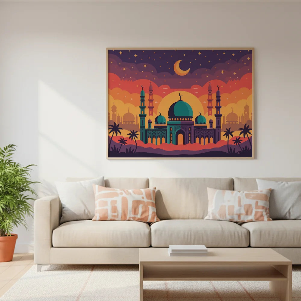 Malen nach Zahlen - Prächtige Moschee