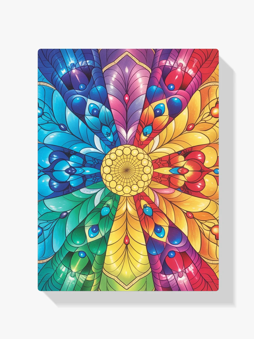 Malen nach Zahlen - Regenbogenspektrum-Mandala – Mandalas