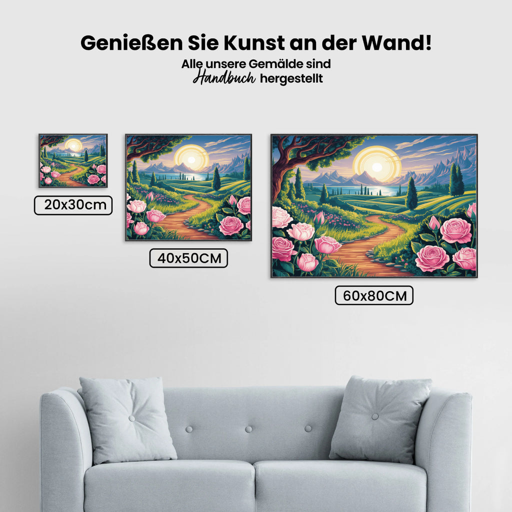 Malen nach Zahlen - Rosefell
