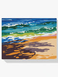 Malen nach Zahlen - Schatten im Sand