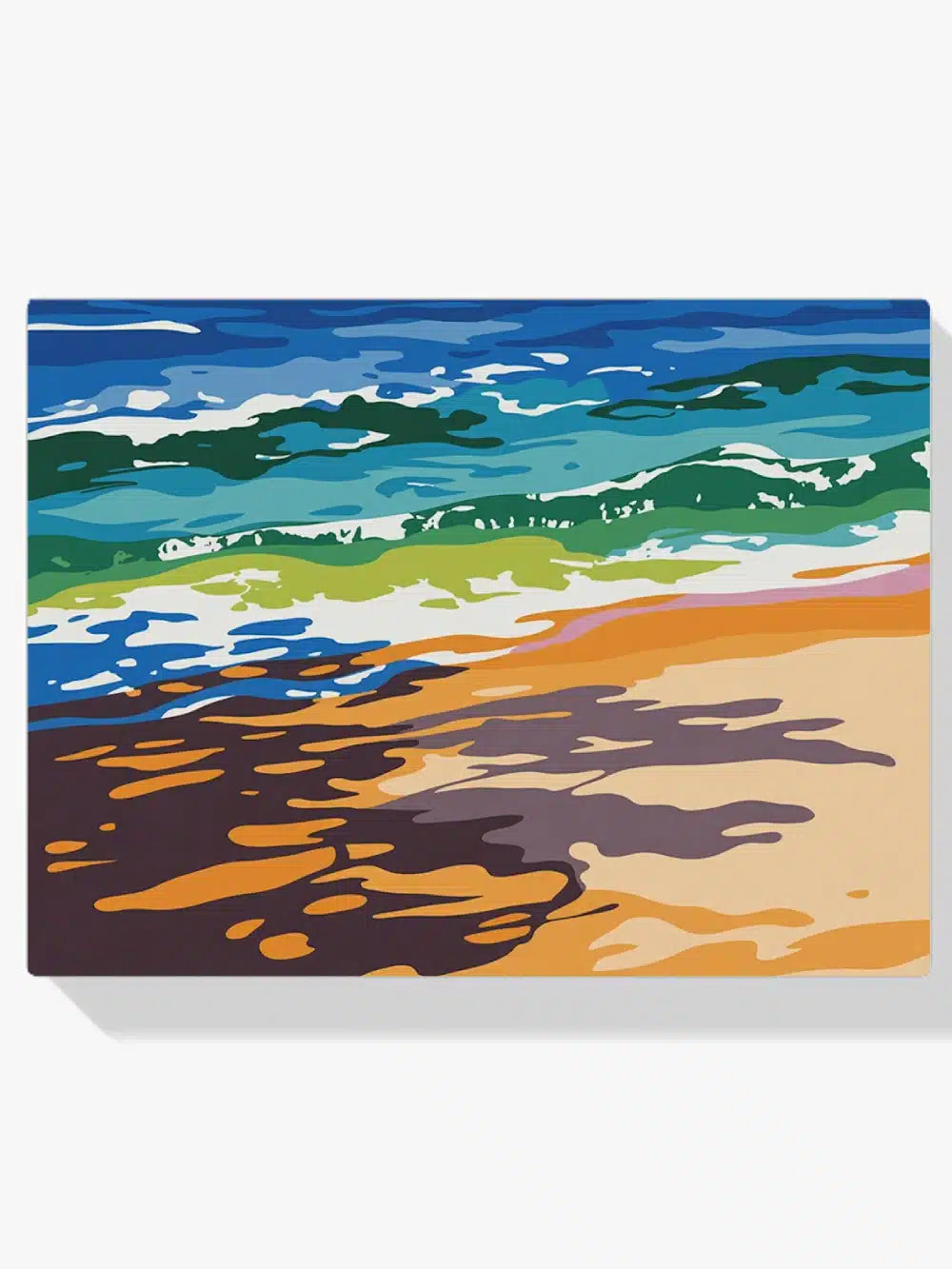 Malen nach Zahlen - Schatten im Sand