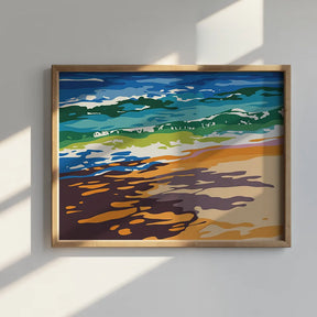 Malen nach Zahlen - Schatten im Sand