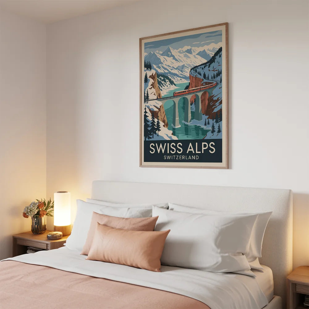 Malen nach Zahlen - Schweizer Alpen, Schweiz