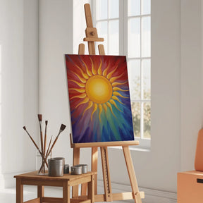Malen nach Zahlen - Sonnenfarbe