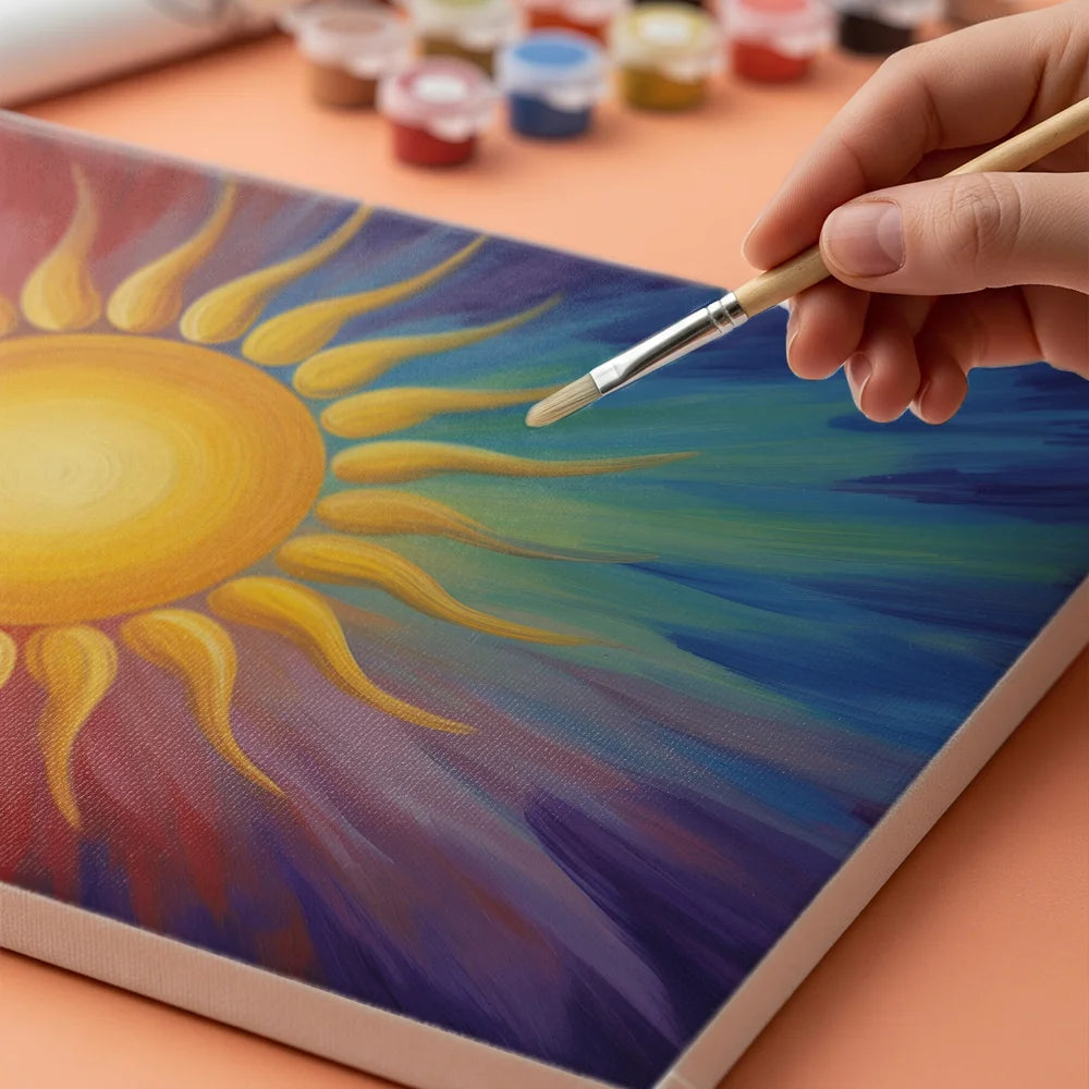 Malen nach Zahlen - Sonnenfarbe