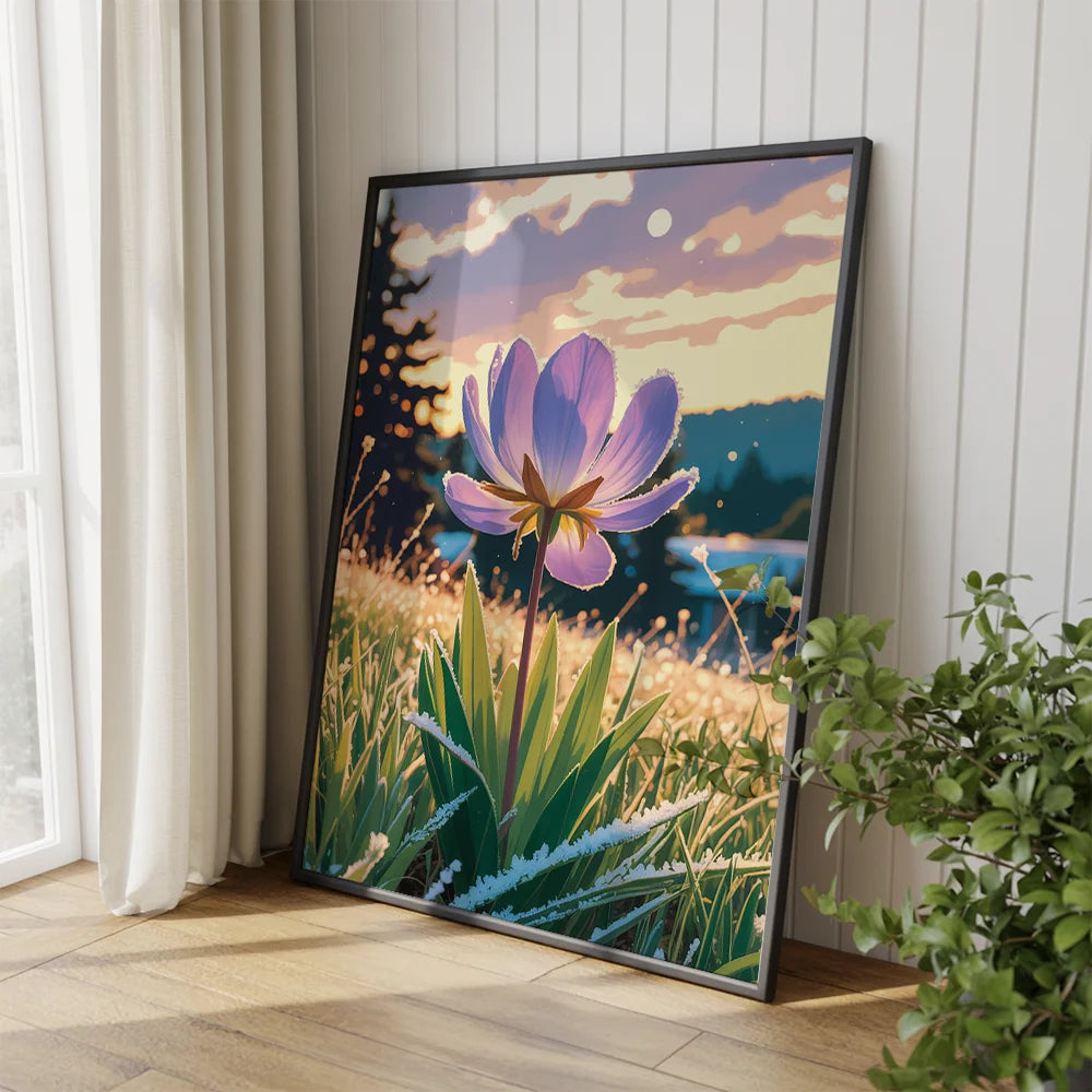 Malen nach Zahlen - Sonnenwendeblüte