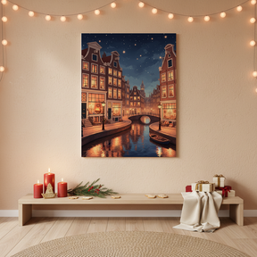 Malen nach Zahlen - Sternennacht in Amsterdam