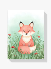 Malen nach Zahlen - Süßer Fuchs mit Blumenwäldchen