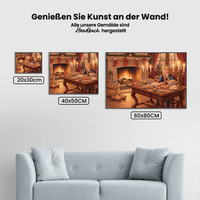 Malen nach Zahlen - Süßigkeiten & Schokoladenbuchstaben