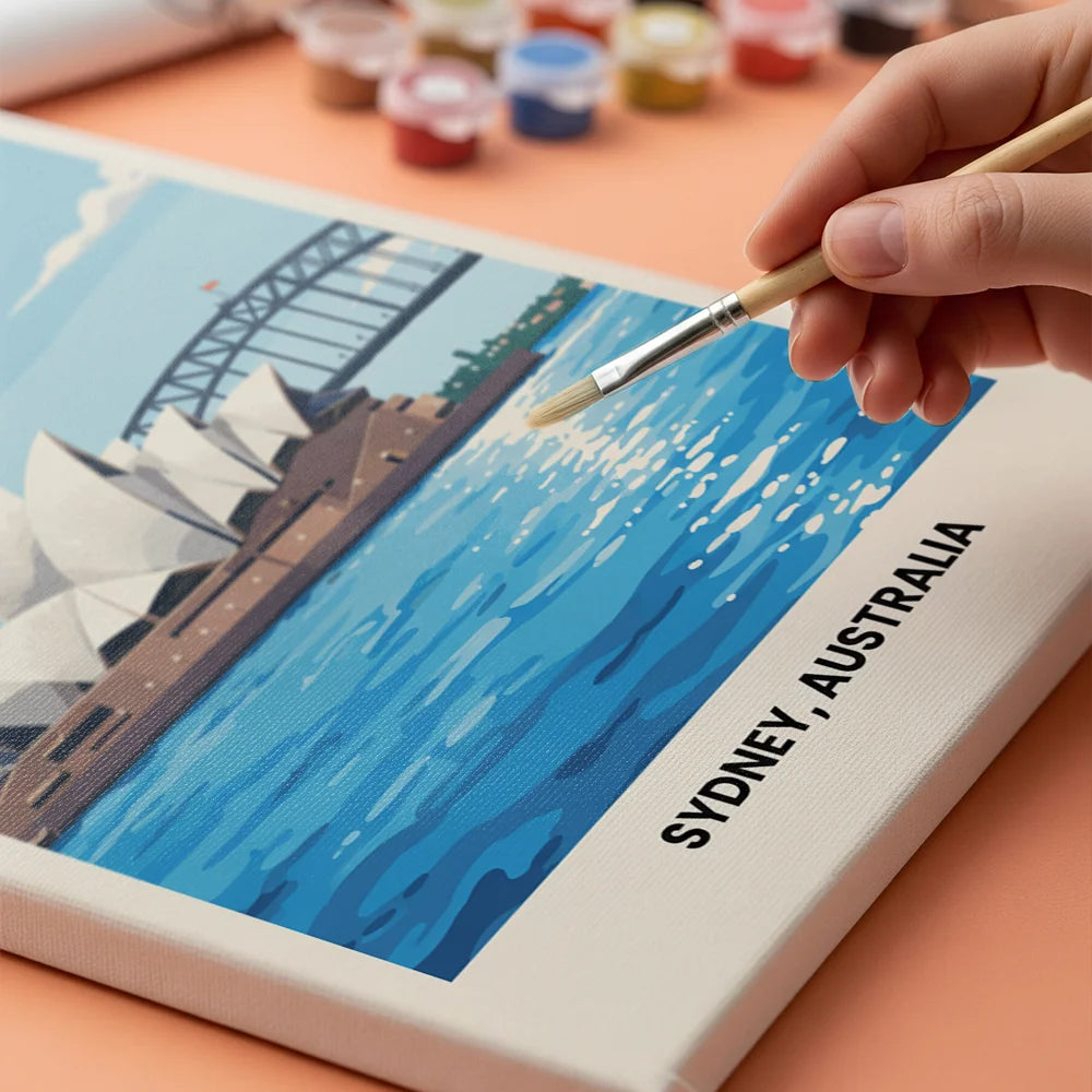 Malen nach Zahlen - Sydney, Australien