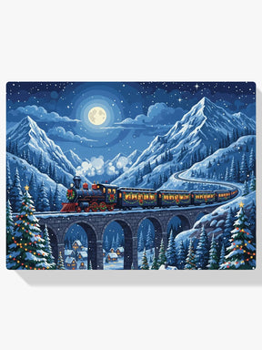 Malen nach Zahlen - Urlaubszug durch die Berge