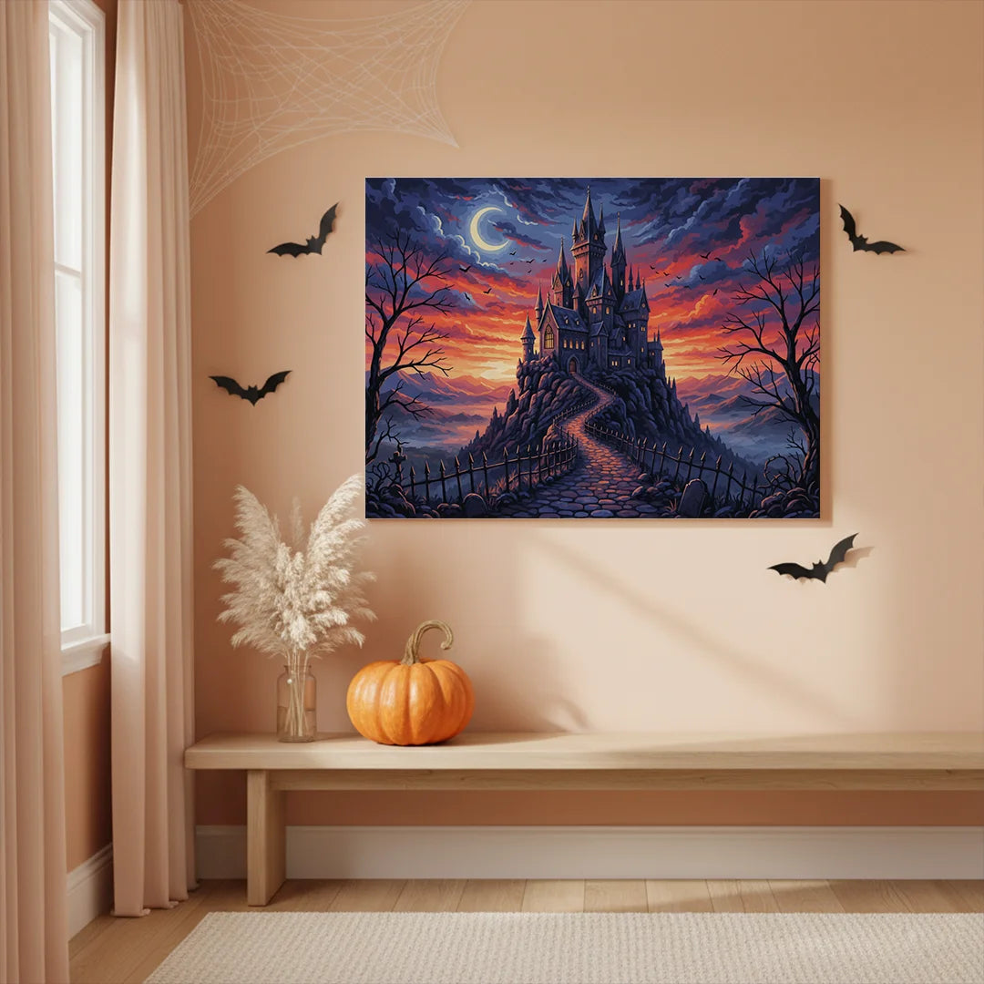 Malen nach Zahlen - Vampirschloss