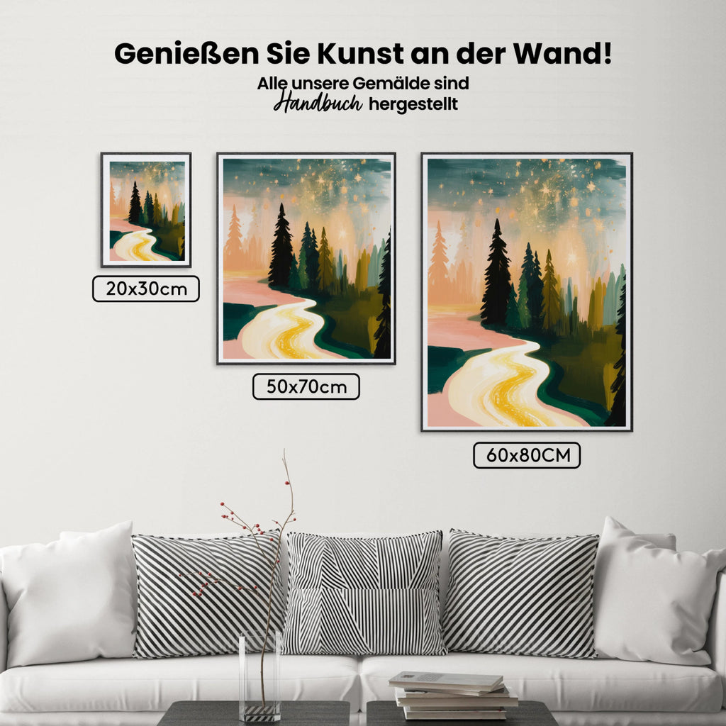 Malen nach Zahlen - Verzauberter Wald