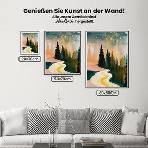Malen nach Zahlen - Verzauberter Wald