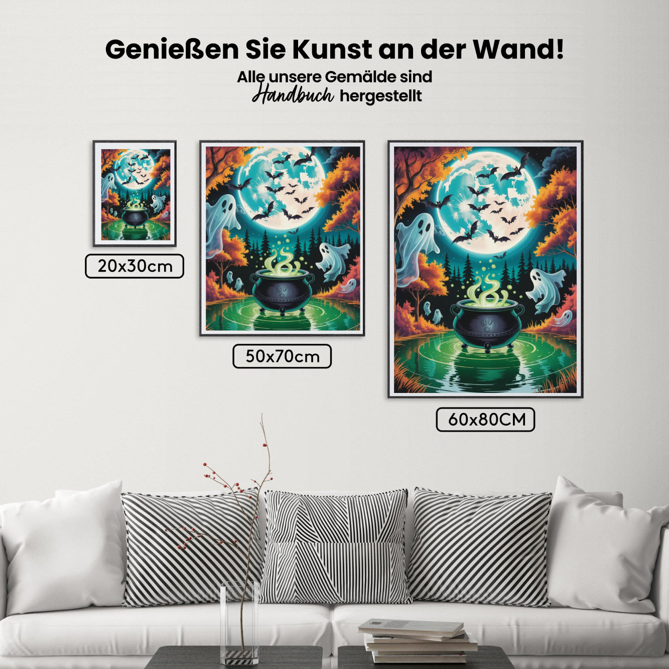 Malen nach Zahlen - Verzauberter Waldkessel