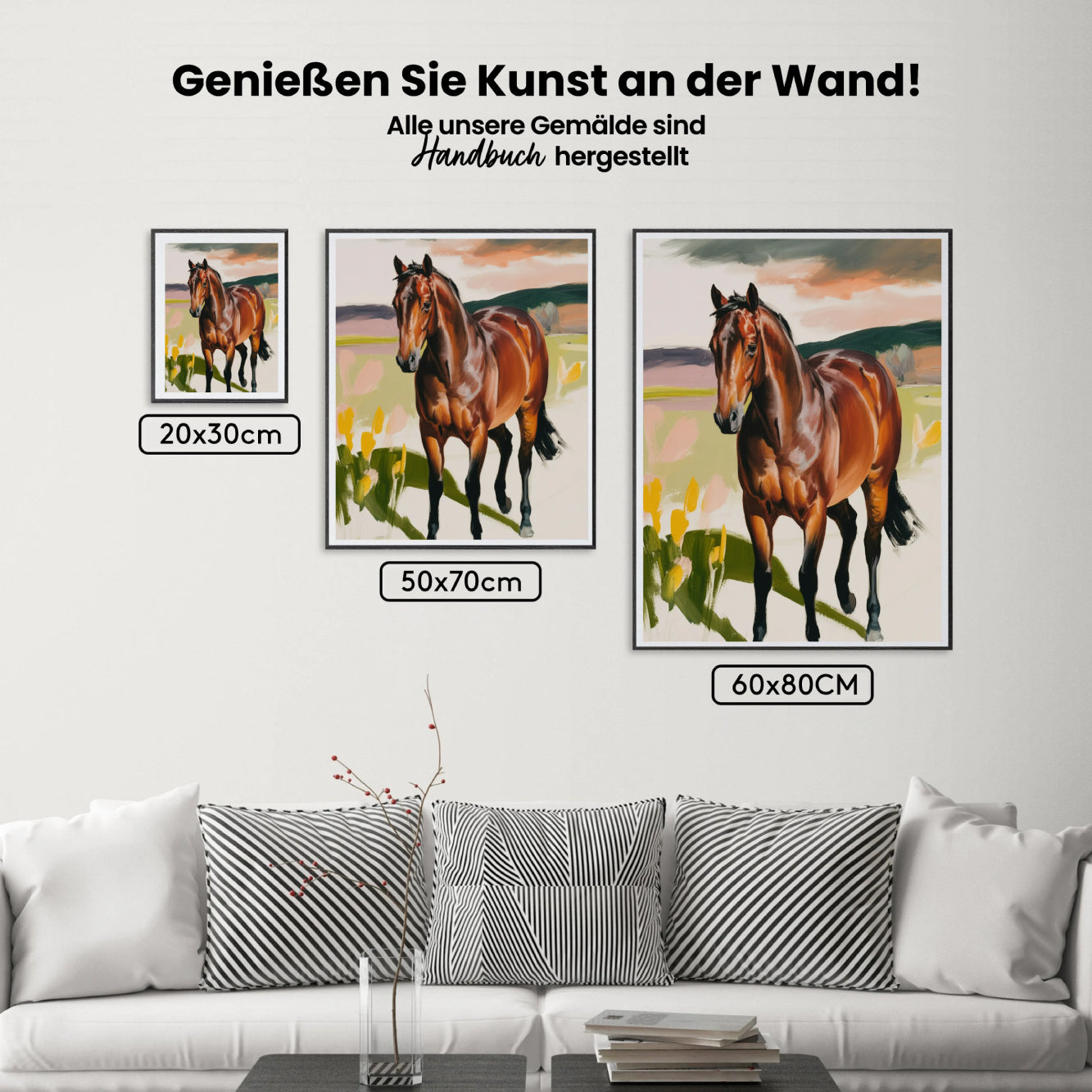 Malen nach Zahlen - Vintage-Pferd