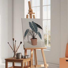 Malen nach Zahlen - Vintage-Pflanze Botanisch