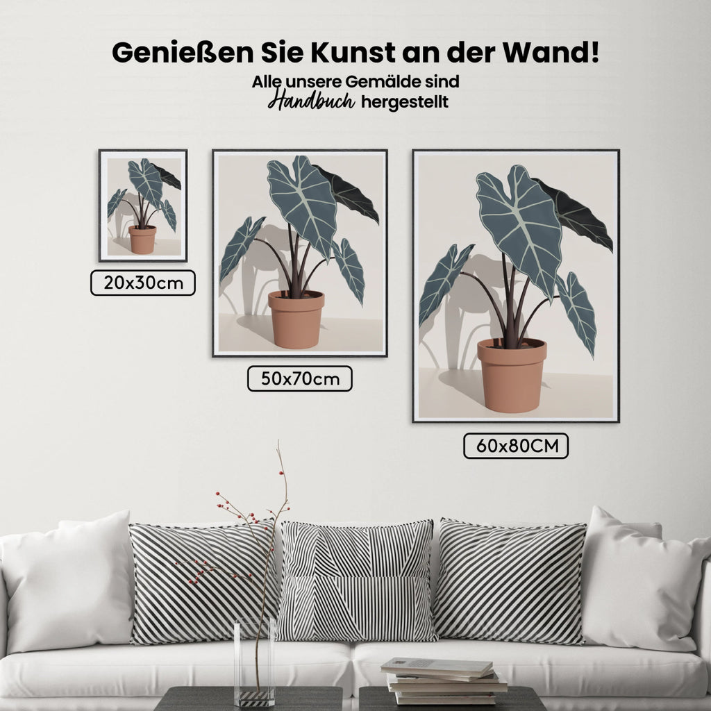 Malen nach Zahlen - Vintage-Pflanze Botanisch