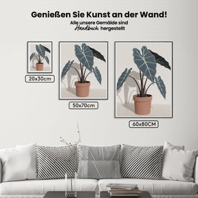 Malen nach Zahlen - Vintage-Pflanze Botanisch