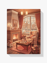 Malen nach Zahlen - Warmes Leuchten am Kanal