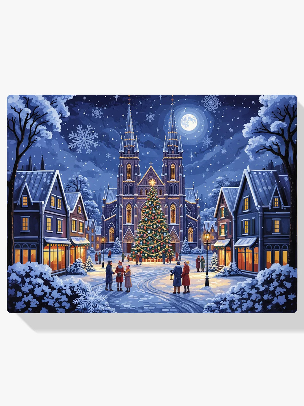 Malen nach Zahlen - Weihnachtskathedrale am Heiligabend