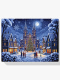Malen nach Zahlen - Weihnachtskathedrale am Heiligabend