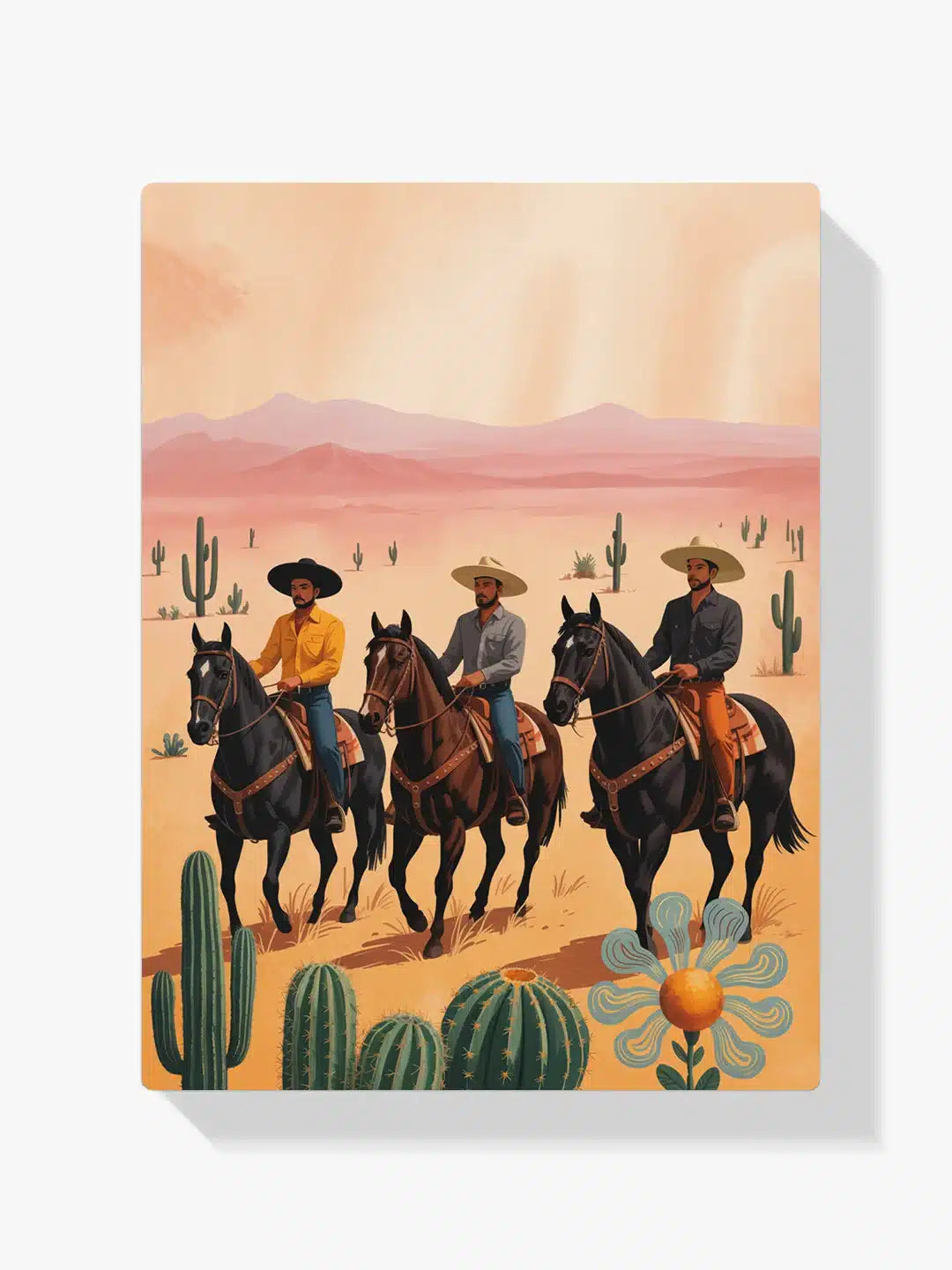 Malen nach Zahlen - Western-Cowboys