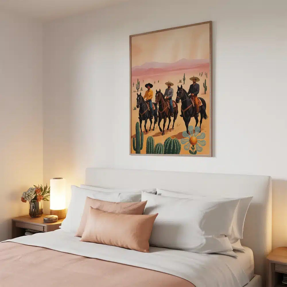 Malen nach Zahlen - Western-Cowboys