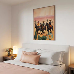 Malen nach Zahlen - Western-Cowboys
