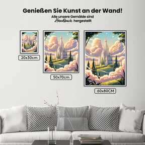 Malen nach Zahlen - Wolkenhimmel