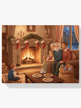 Malen nach Zahlen - Gemeinsam am Feuer