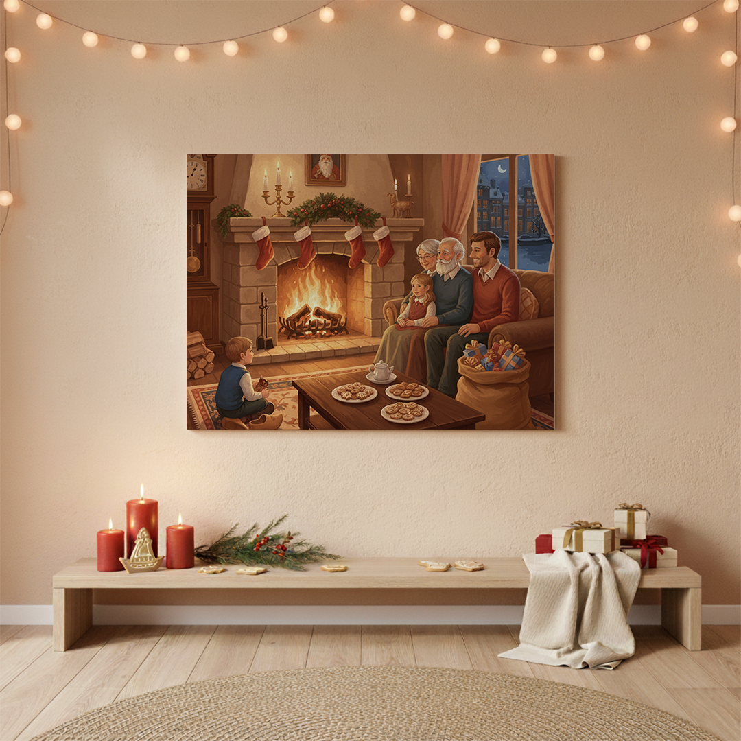 Malen nach Zahlen - Gemeinsam am Feuer