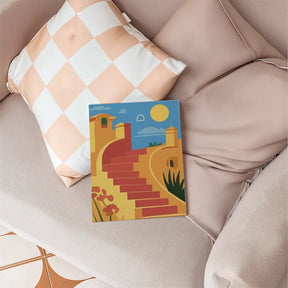 Malen nach Zahlen - 6 Mini-Gemälde | Sonnenverwöhnte Schritte-Set