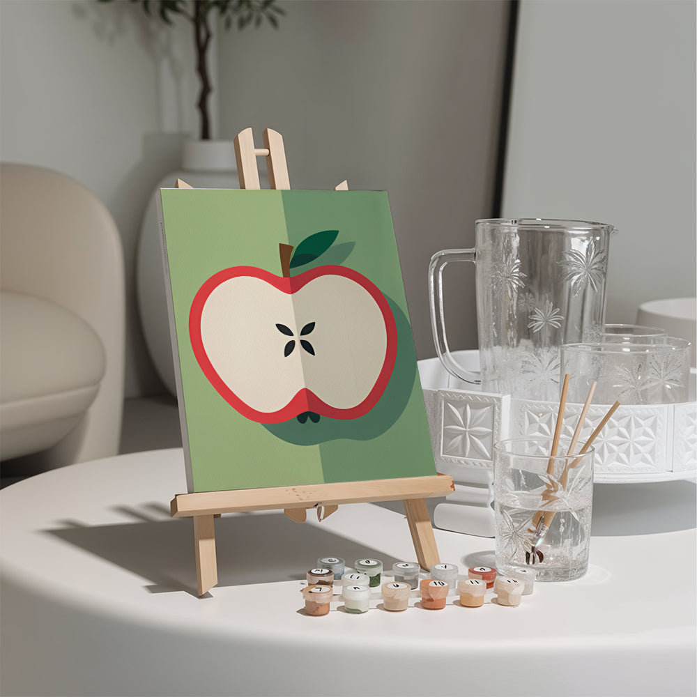 Malen nach Zahlen - 6 Mini-Gemälde | Geschnitten & stilisiert-Set