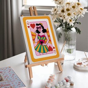Malen nach Zahlen - 6 Mini-Gemälde | Pop-Art-Spielbuch-Set