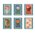 Malen nach Zahlen - 6 Mini-Gemälde | Vintage-Naturdrucke-Set