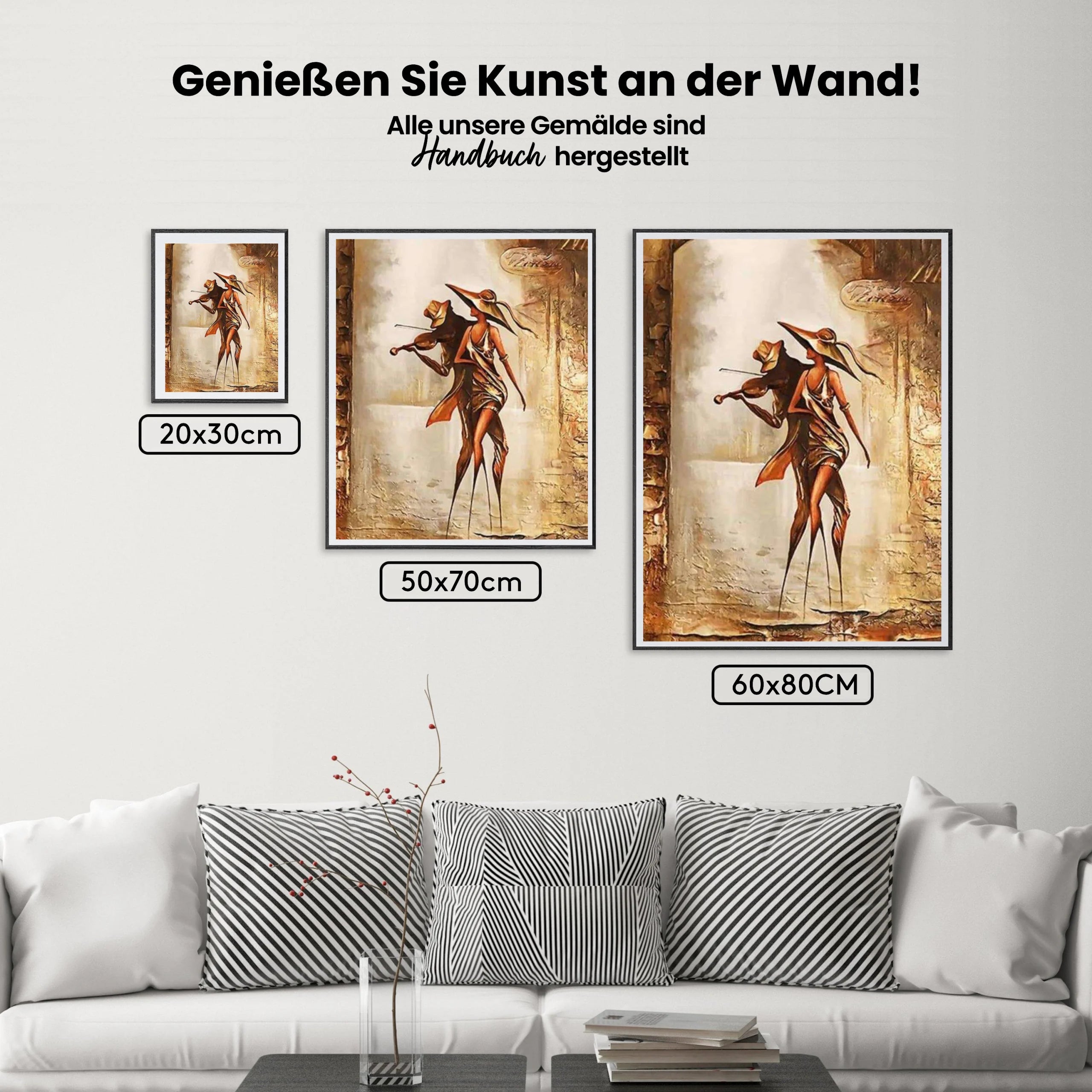 Mann und Frau Kunst 2 | Aurora Borealis - Malen nach Zahlen